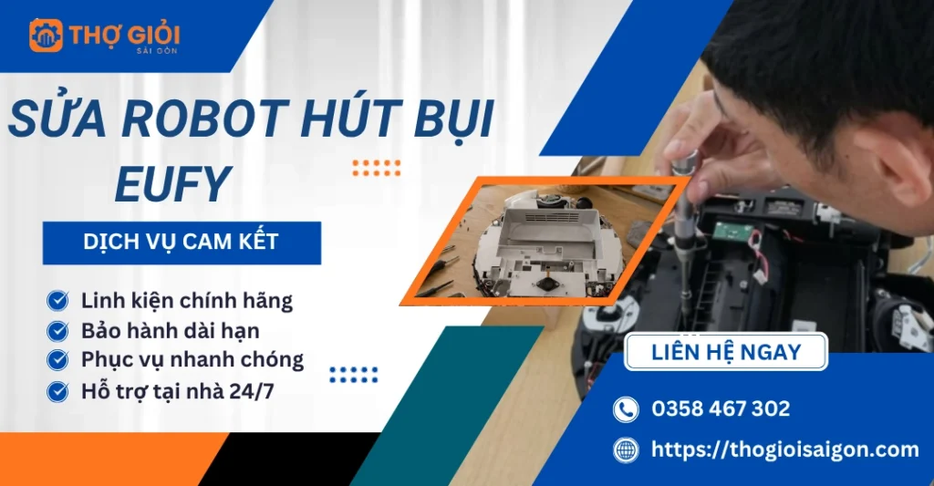 Sửa robot hút bụi Eufy