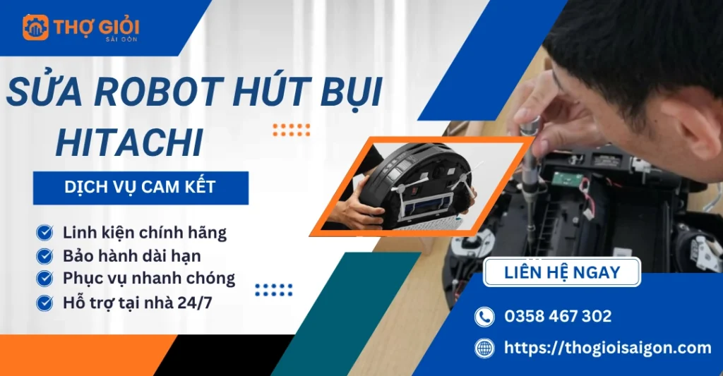 Sửa robot hút bụi Hitachi