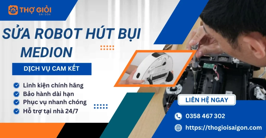 Sửa robot hút bụi Medion