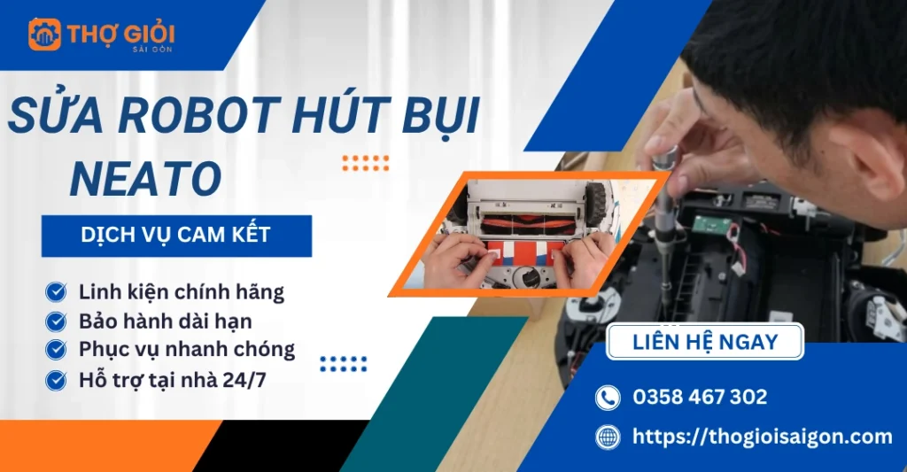Sửa robot hút bụi Neato