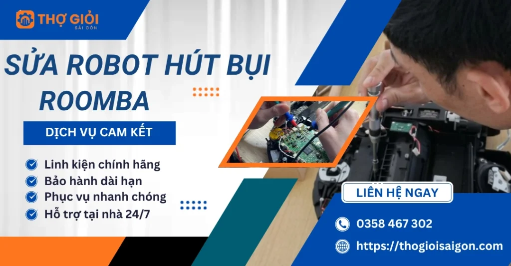 Sửa robot hút bụi Roomba