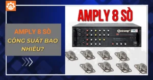 Amply 8 sò công suất bao nhiêu?