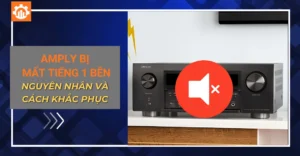 Amply bị mất tiếng 1 bên