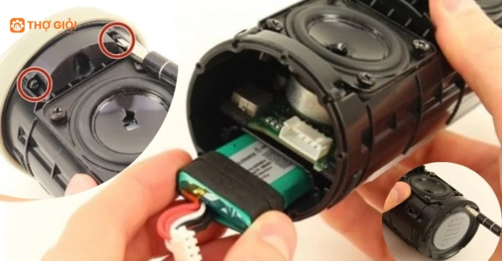 Hướng dẫn cách thay pin loa Bluetooth