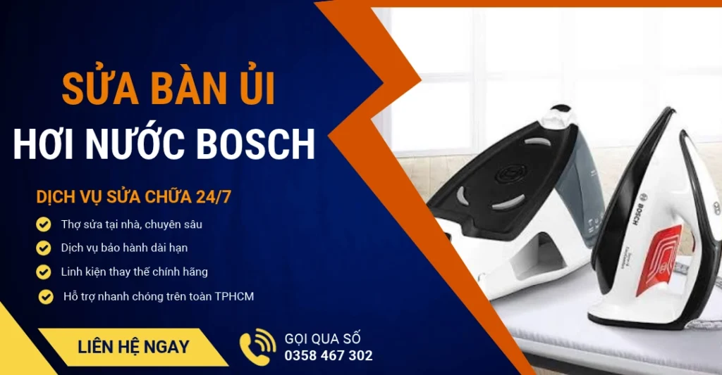 Sửa bàn ủi hơi nước Bosch