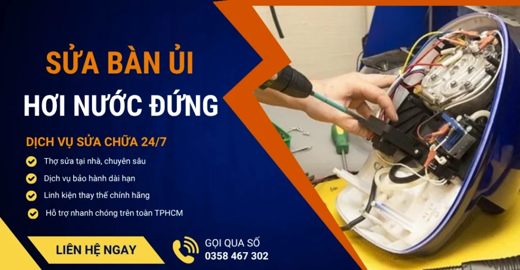Sửa bàn ủi hơi nước đứng