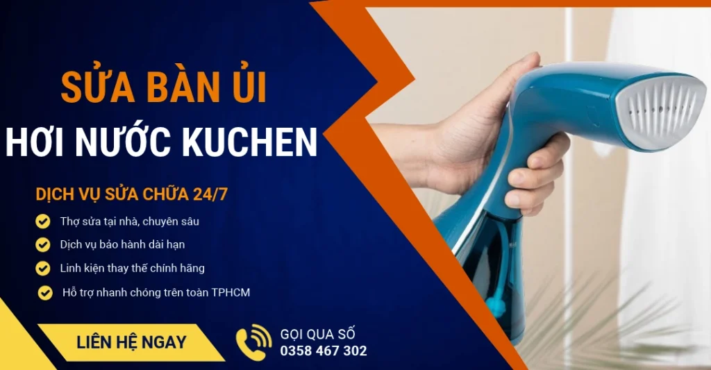 Sửa bàn ủi hơi nước Kuchen