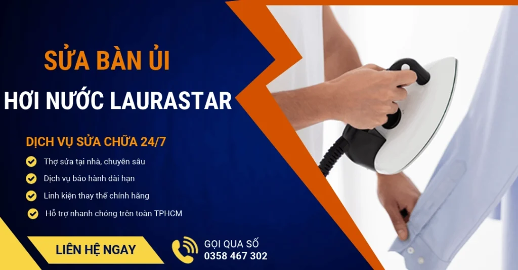 Sửa bàn ủi hơi nước Laurastar