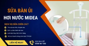 Sửa bàn ủi hơi nước Midea
