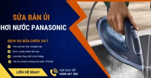 Sửa bàn ủi hơi nước Panasonic