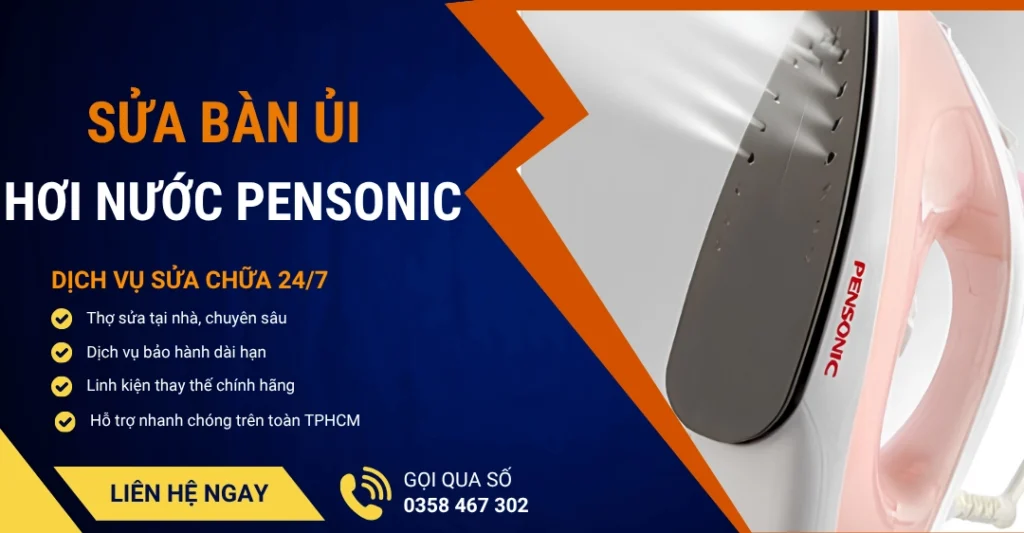 Sửa bàn ủi hơi nước Pensonic