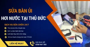 Sửa bàn ủi hỏi nước tại Thủ Đức