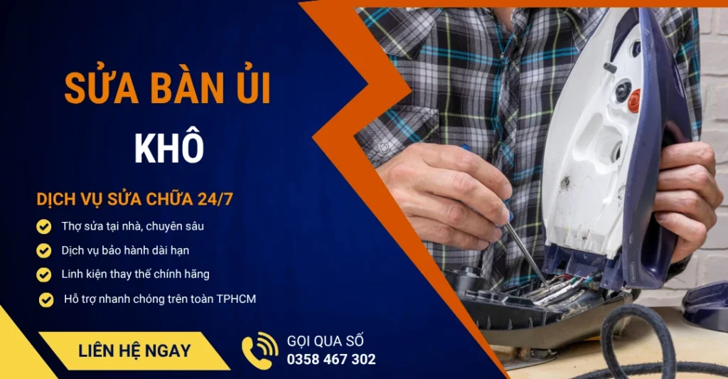 Sửa bàn ủi khô