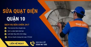 Sửa quạt điện quận 10