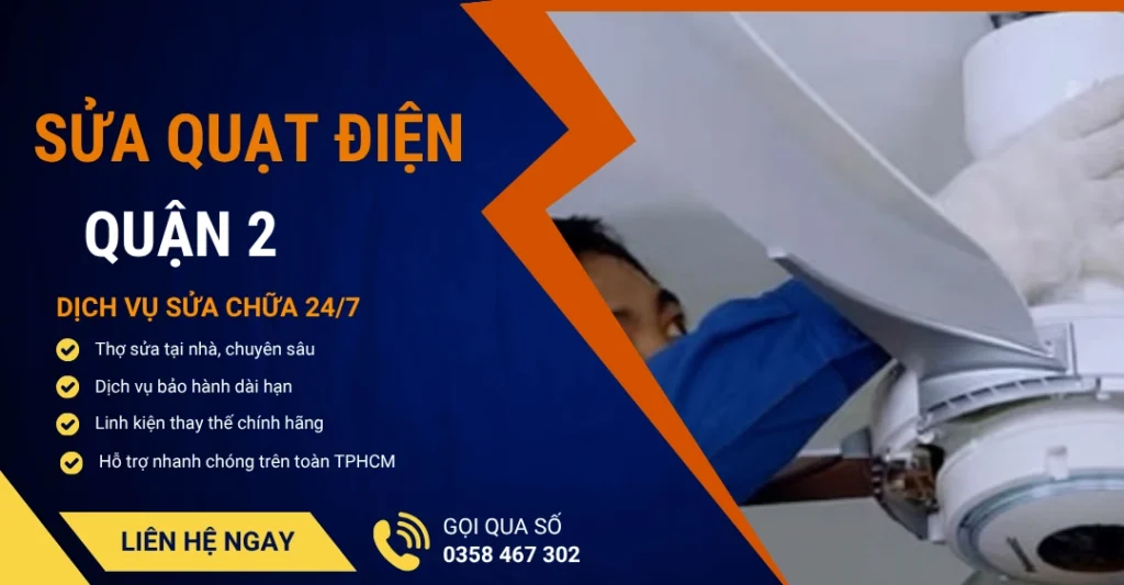 Sửa quạt điện quận 2