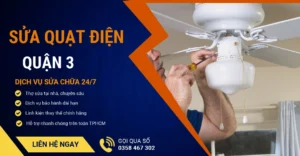 Sửa quạt điện quận 3