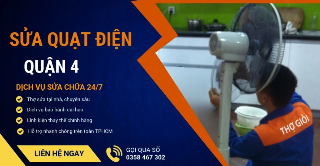 Sửa quạt điện quận 4