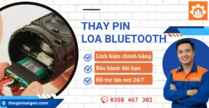 Thay pin loa Bluetooth