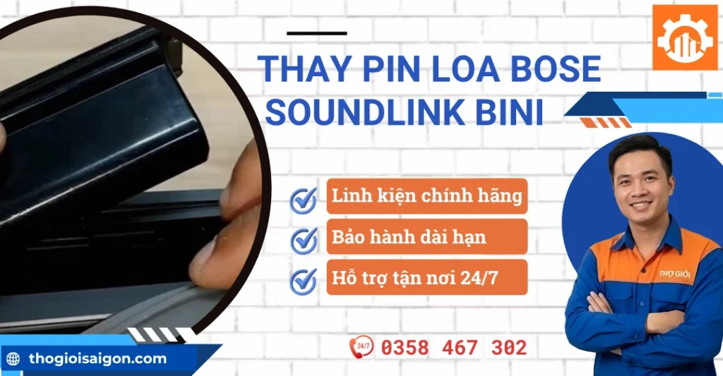 Thay pin loa Bose SoundLink Mini